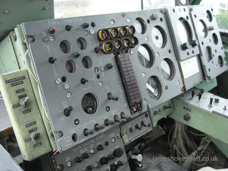 BH7 at the 2009 Hovershow - Main instruments and some of the centre console (credit: James Rowson).